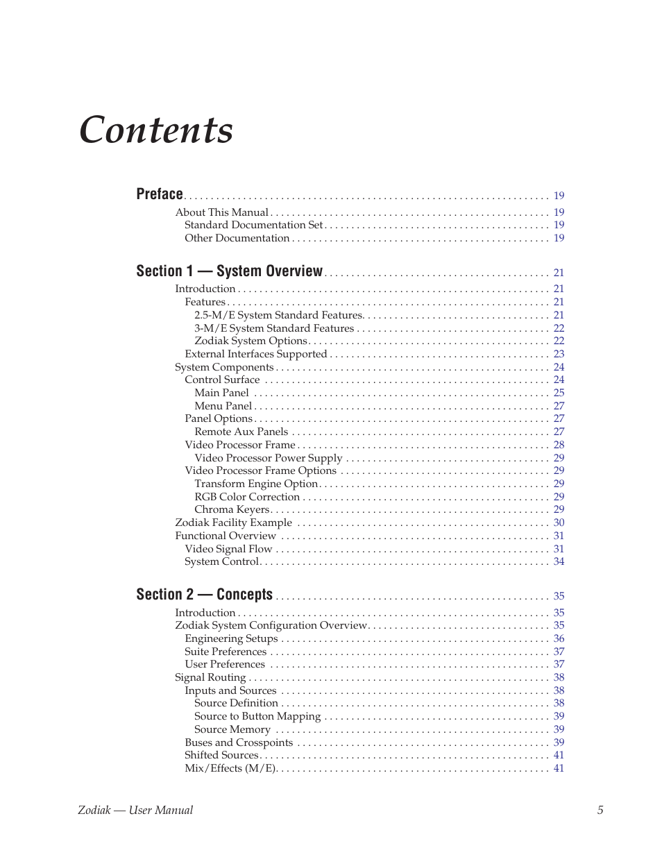 Grass Valley Zodiak v.6.0 Mar 15 2006 User Manual | Page 5 / 494