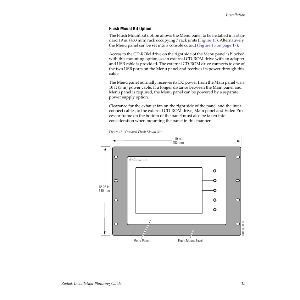 Grass Valley Zodiak Installation Planning Guide User Manual | Page 15 / 41