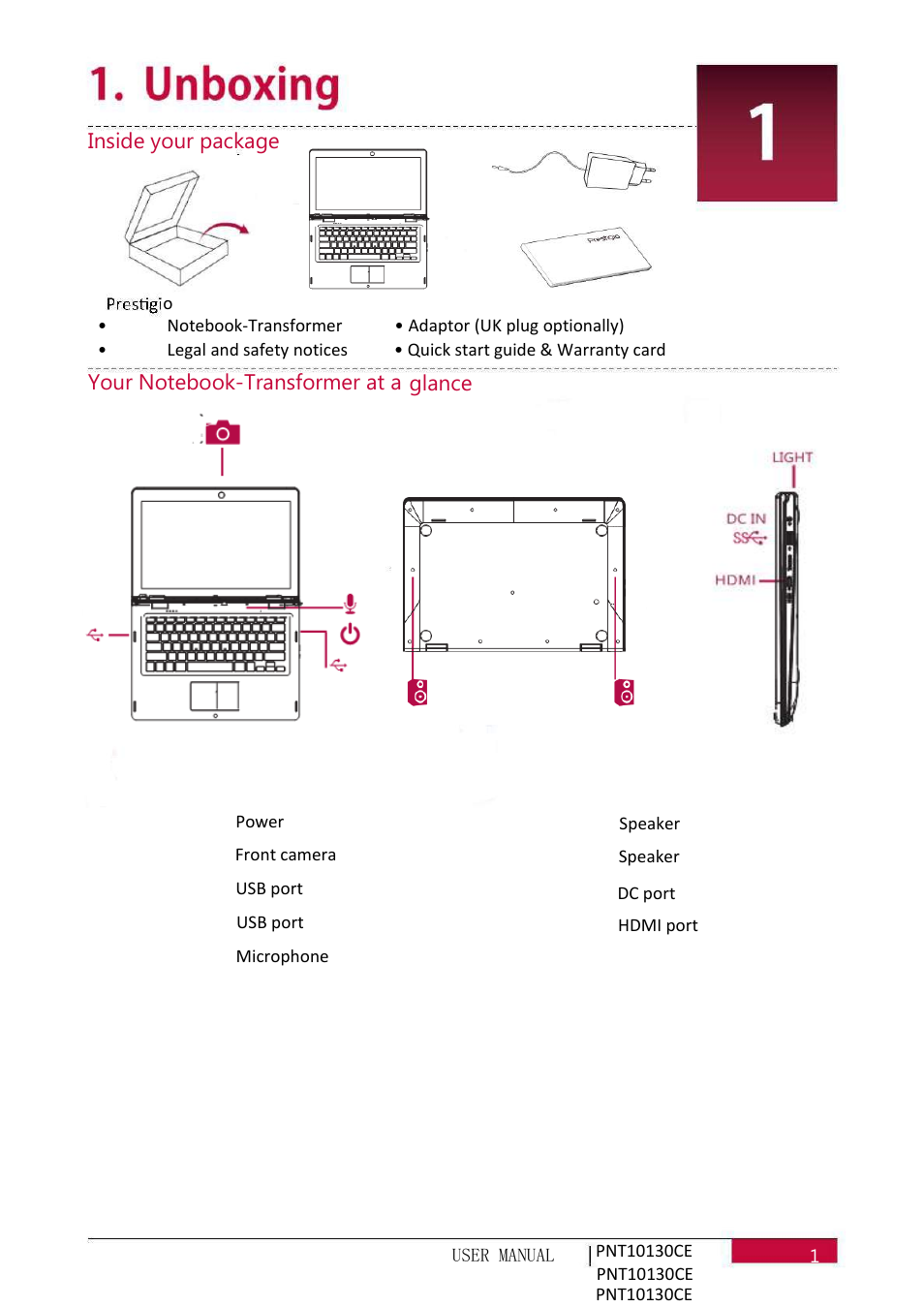 PRESTIGIO Visconte Ecliptica PNT10130 User Manual | Page 4 / 16