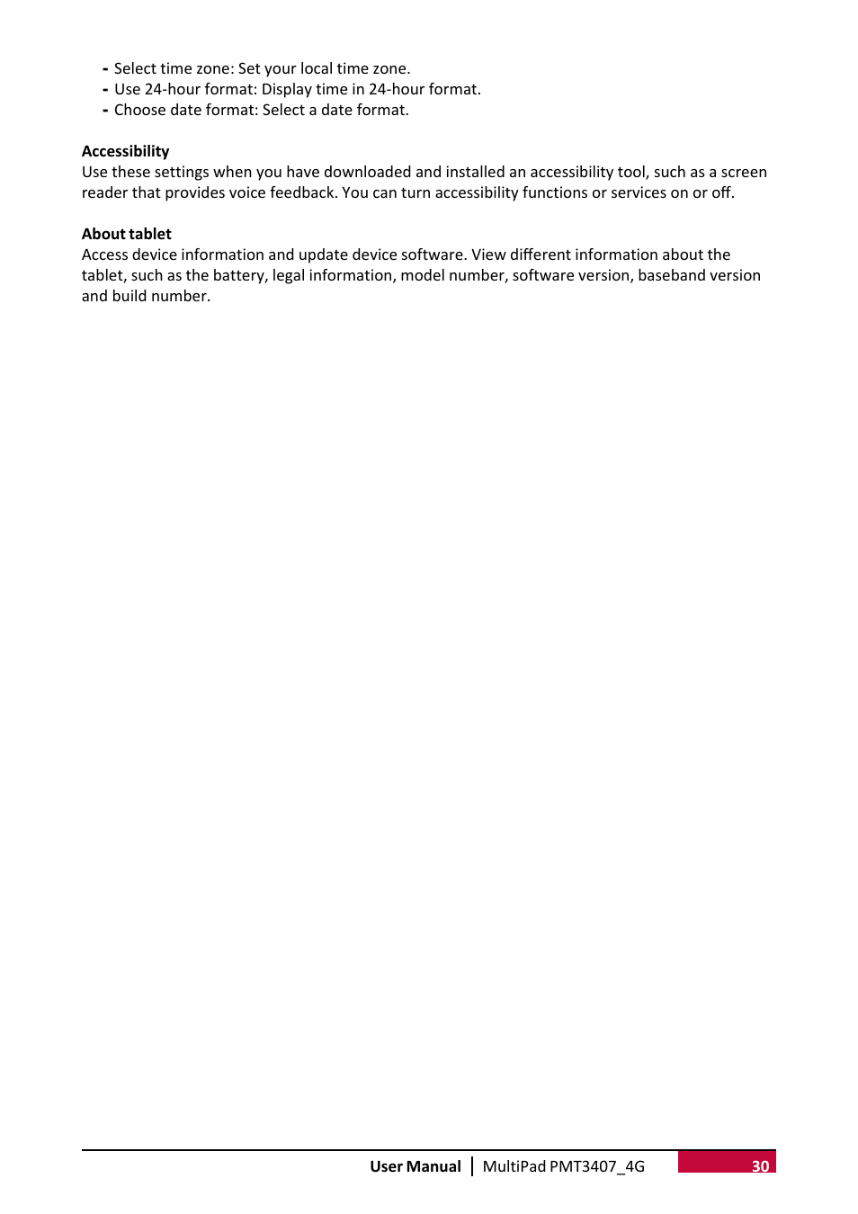 PRESTIGIO MultiPad Wize 3407 PMT3407 User Manual | Page 35 / 40