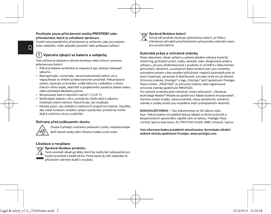 PRESTIGIO MultiPad Wize 3407 PMT3407 User Manual | Page 18 / 48