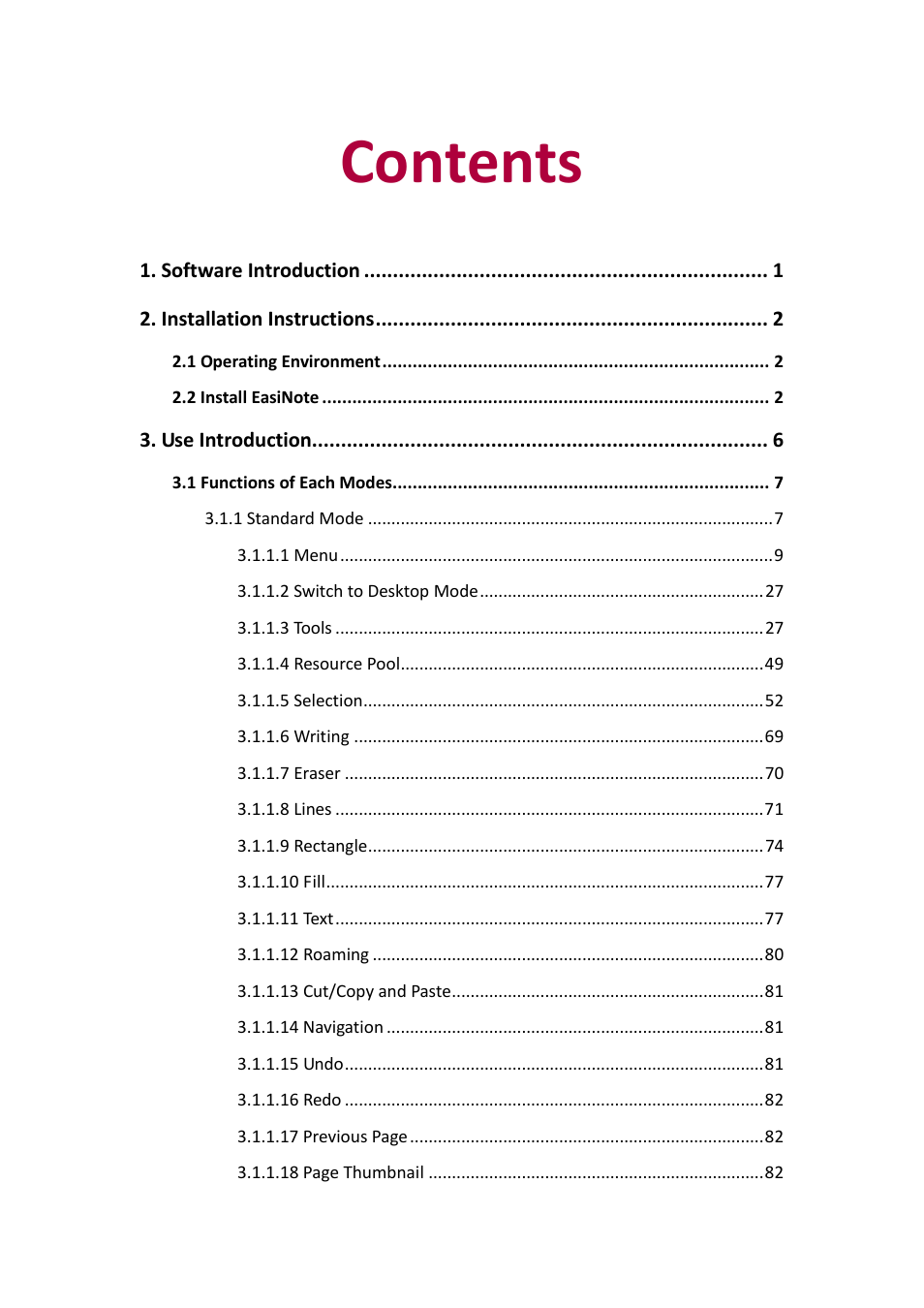 PRESTIGIO EasiNote User Manual | Page 2 / 98