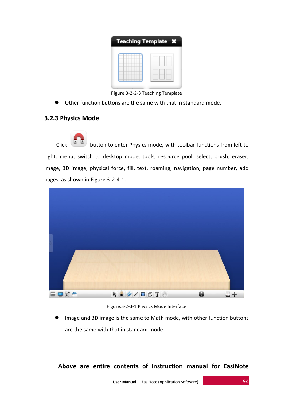 3 physics mode | PRESTIGIO EasiNote User Manual | Page 97 / 98
