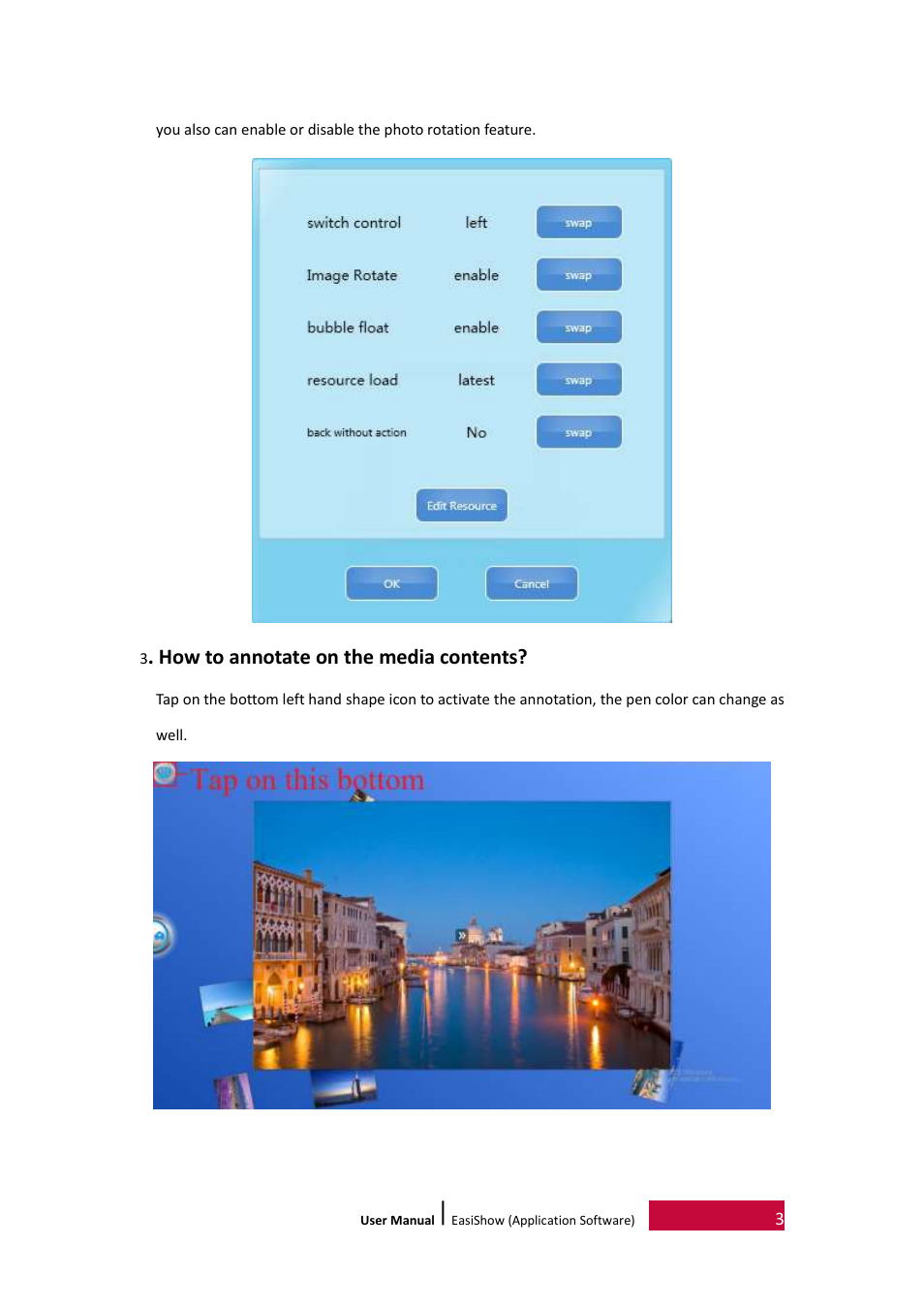 How to annotate on the media contents | PRESTIGIO Multiboard G98 User Manual | Page 4 / 7