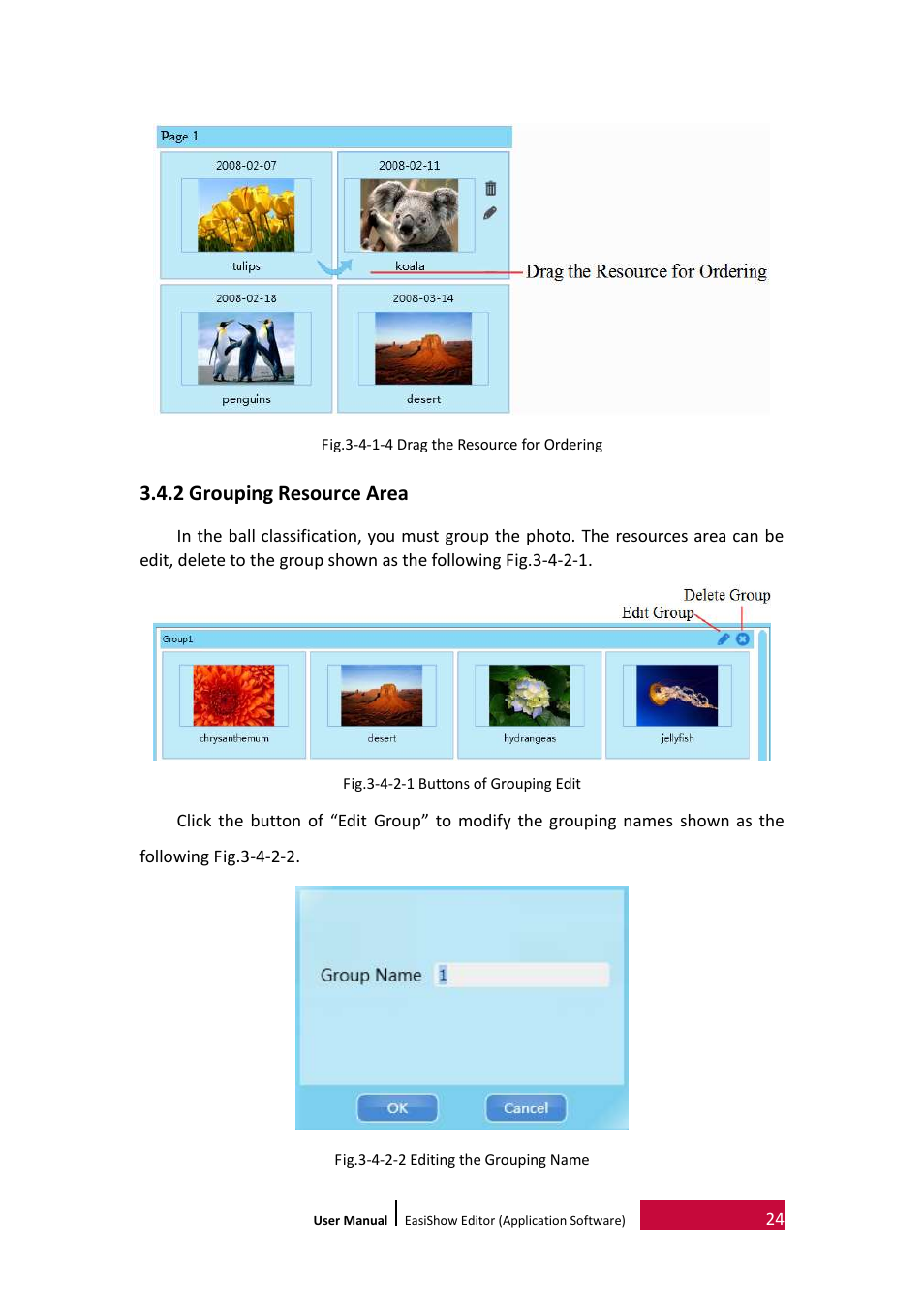 2 grouping resource area | PRESTIGIO EasiShow Editor User Manual | Page 27 / 30