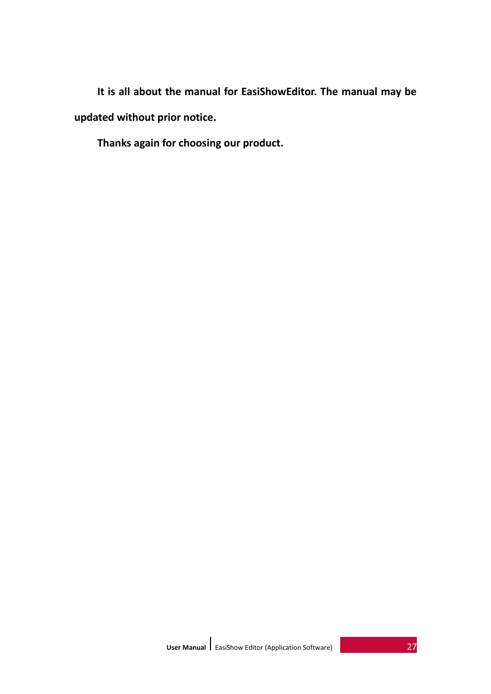 PRESTIGIO EasiShow Editor User Manual | Page 30 / 30