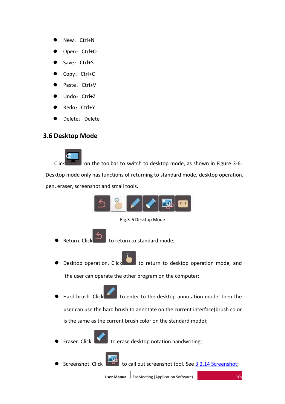 6 desktop mode | PRESTIGIO EasiMeeting User Manual | Page 58 / 60