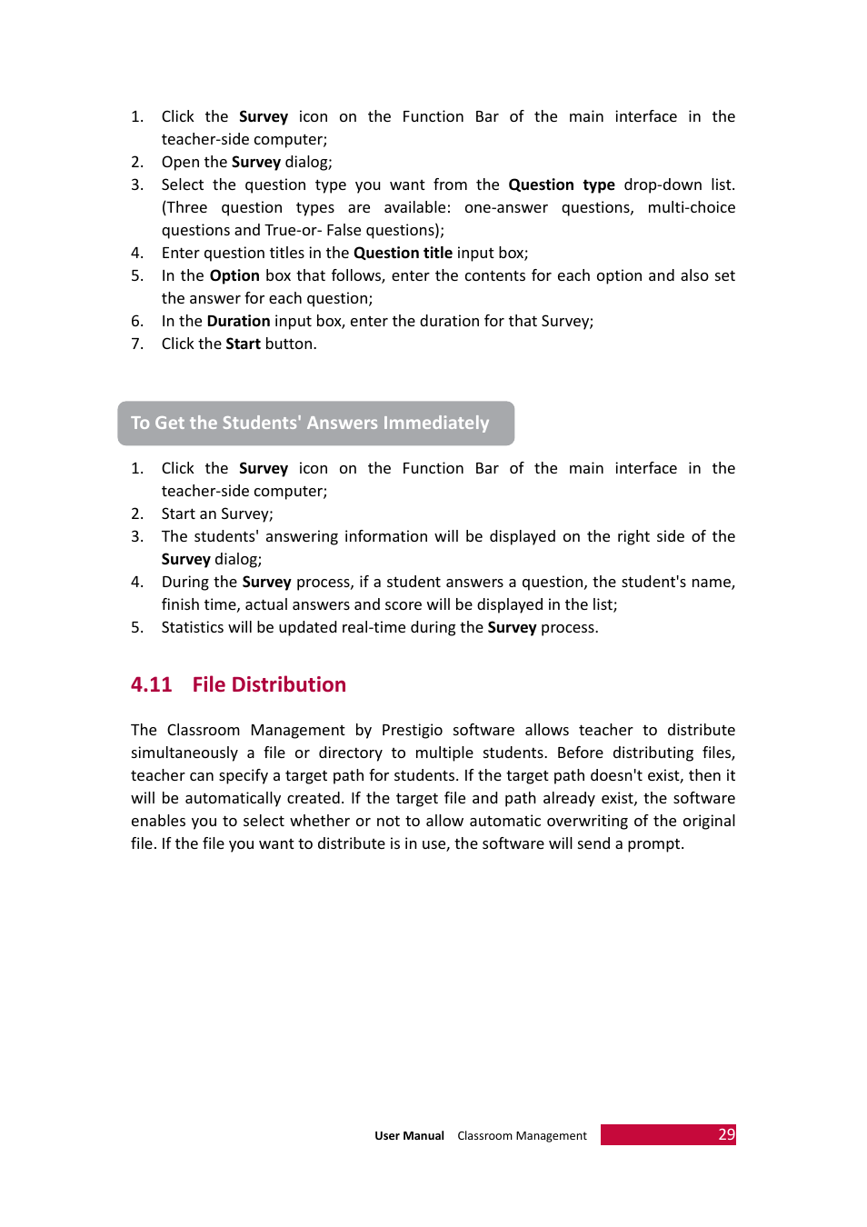 11 file distribution, File distribution | PRESTIGIO Multiboard G98 User Manual | Page 32 / 58