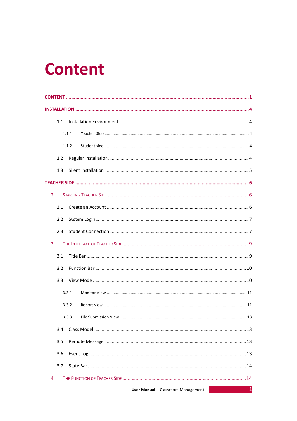 Content | PRESTIGIO Multiboard G98 User Manual | Page 4 / 58