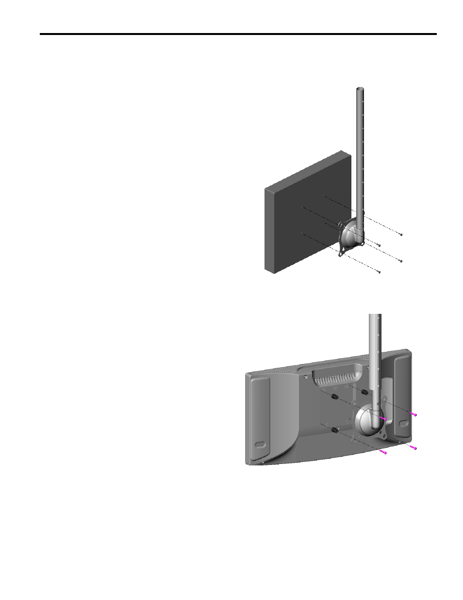 Display installation | Chief Manufacturing Centris VESA 100mm User Manual | Page 5 / 8