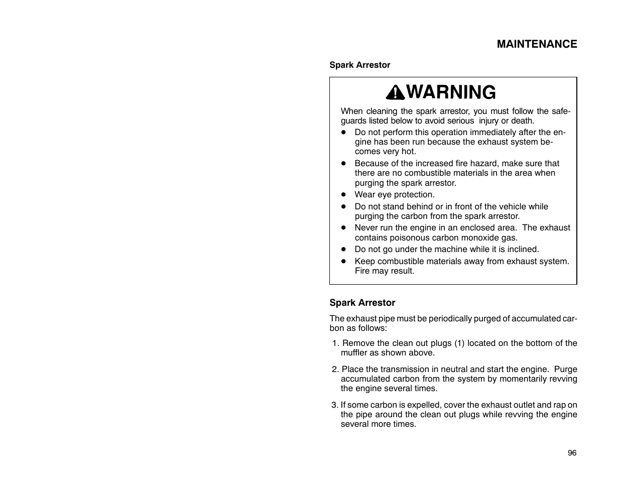 Polaris 2001 ATV Universal ATV User Manual | Page 107 / 189