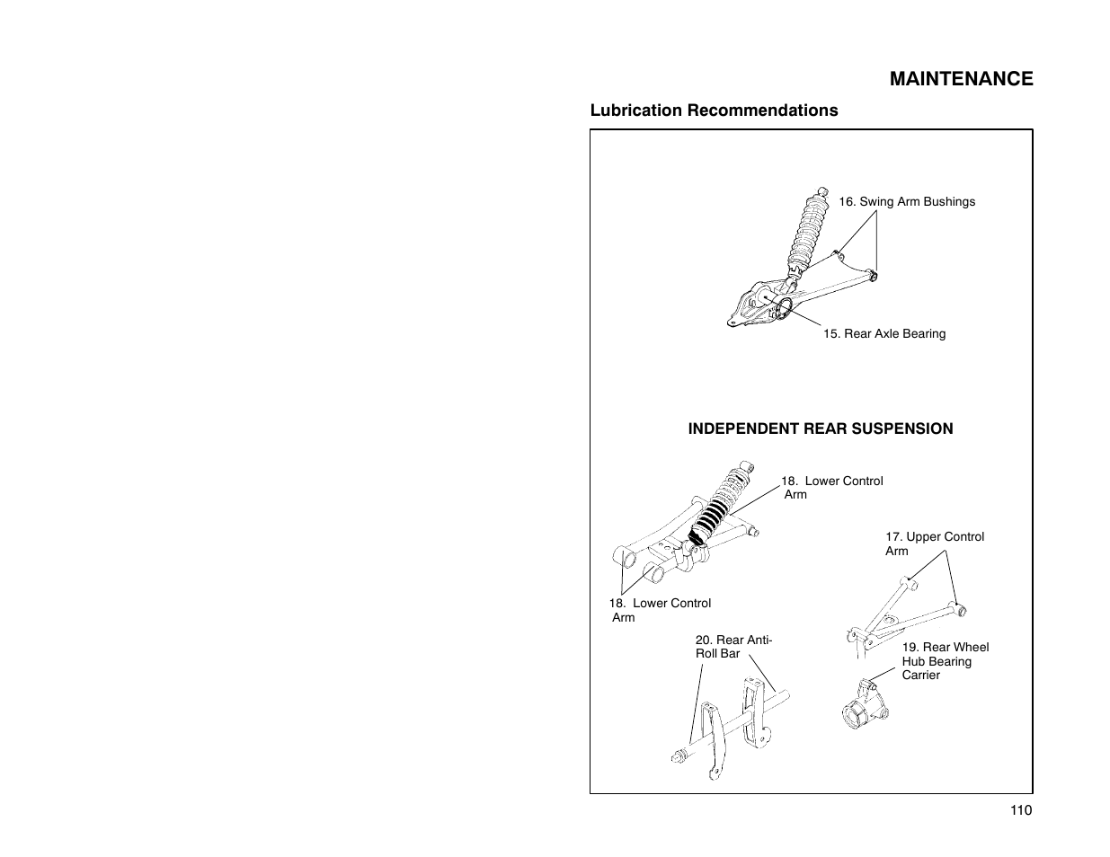 Maintenance | Polaris 2001 ATV Universal ATV User Manual | Page 121 / 189