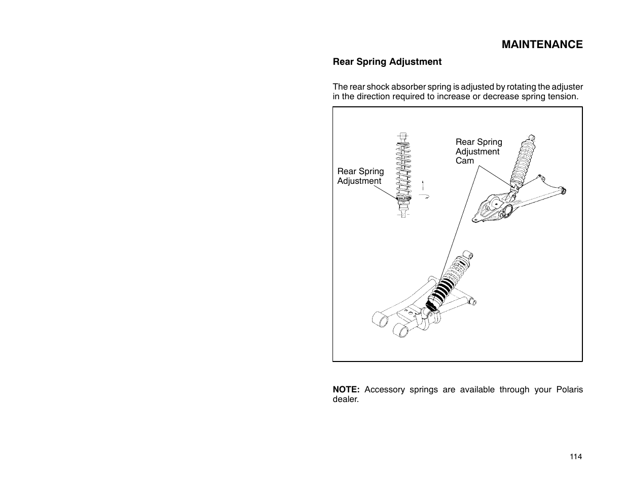Polaris 2001 ATV Universal ATV User Manual | Page 125 / 189