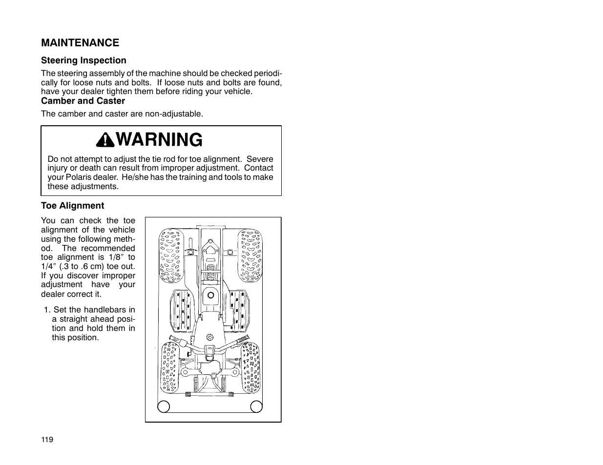 Polaris 2001 ATV Universal ATV User Manual | Page 130 / 189