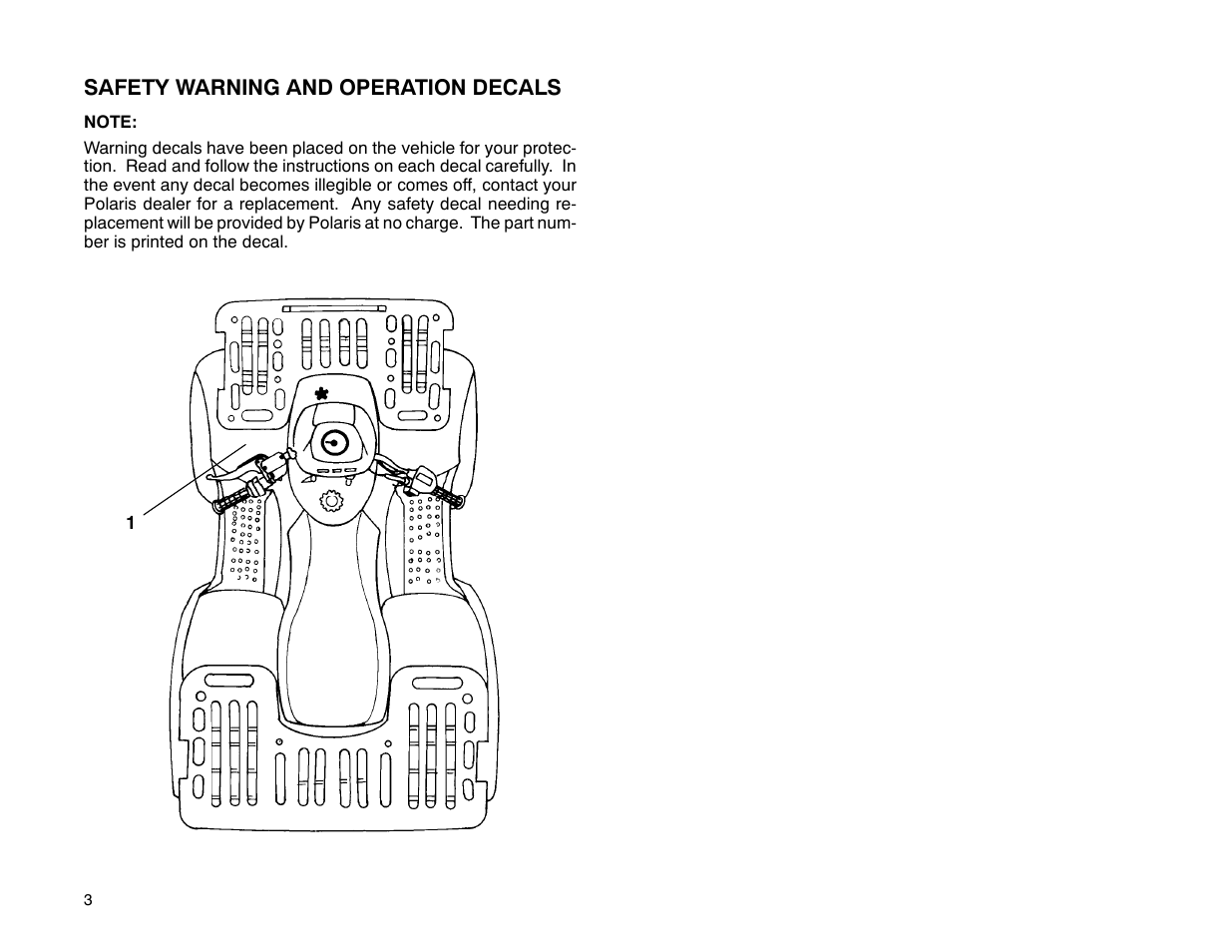 Polaris 2001 ATV Universal ATV User Manual | Page 14 / 189