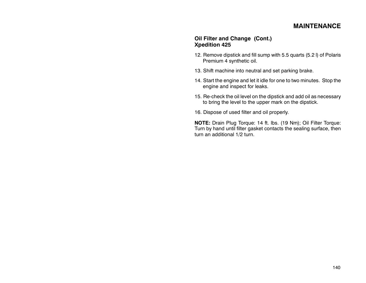 Polaris 2001 ATV Universal ATV User Manual | Page 151 / 189
