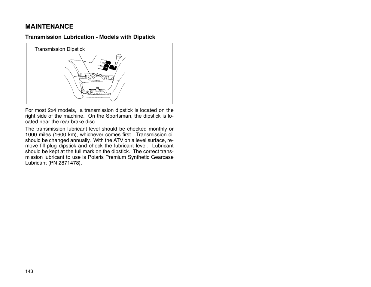 Polaris 2001 ATV Universal ATV User Manual | Page 154 / 189