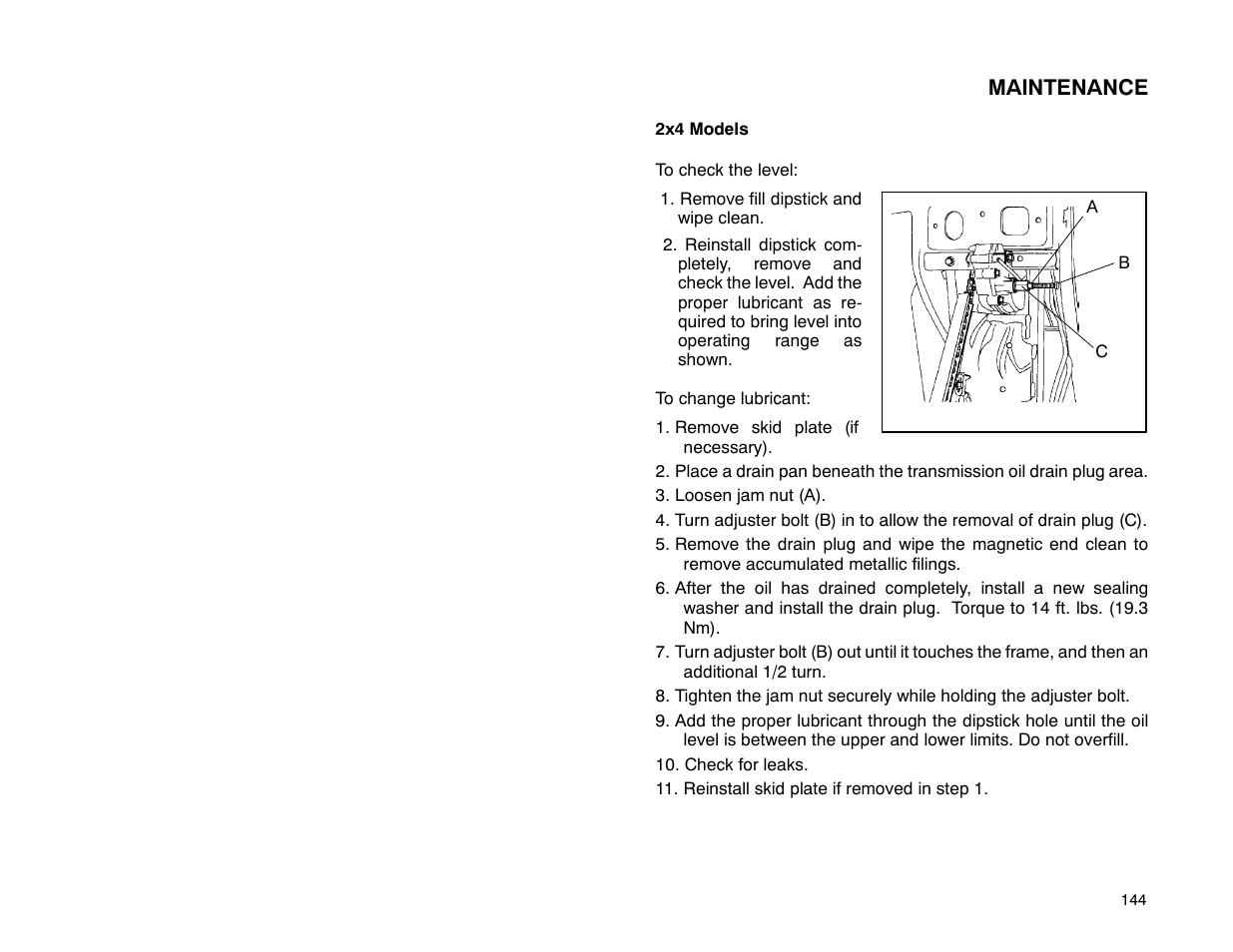 Polaris 2001 ATV Universal ATV User Manual | Page 155 / 189
