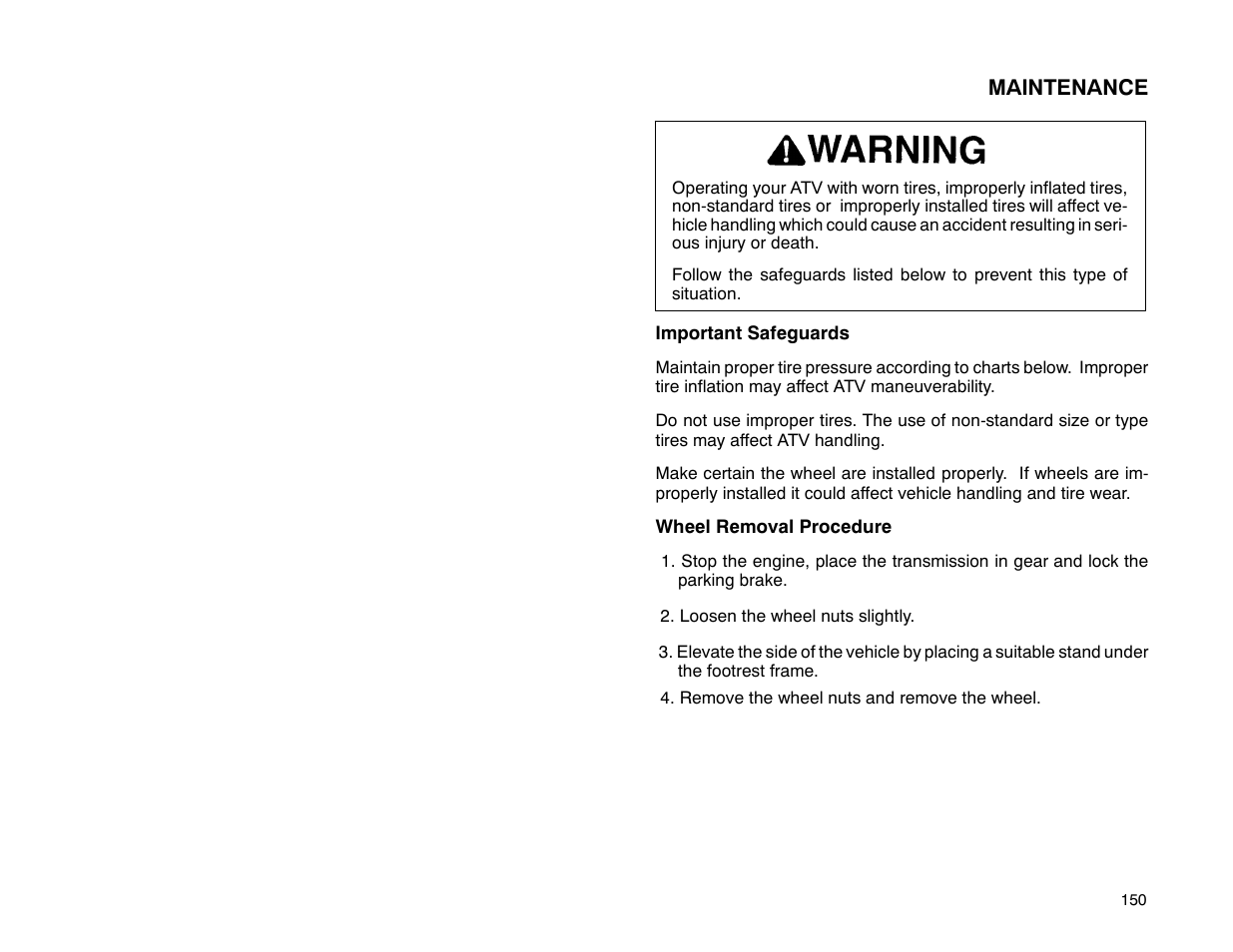 Polaris 2001 ATV Universal ATV User Manual | Page 161 / 189