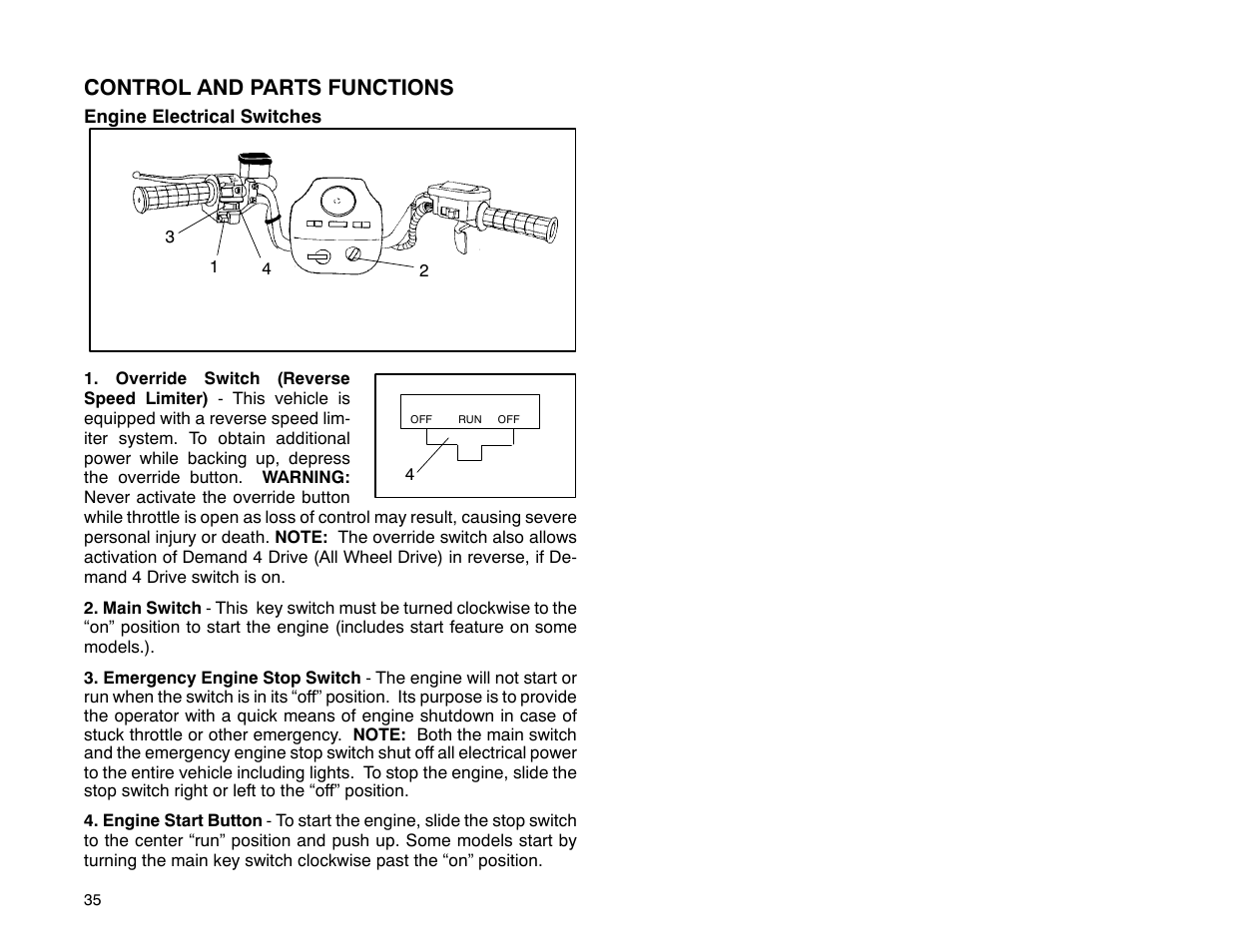 Polaris 2001 ATV Universal ATV User Manual | Page 46 / 189
