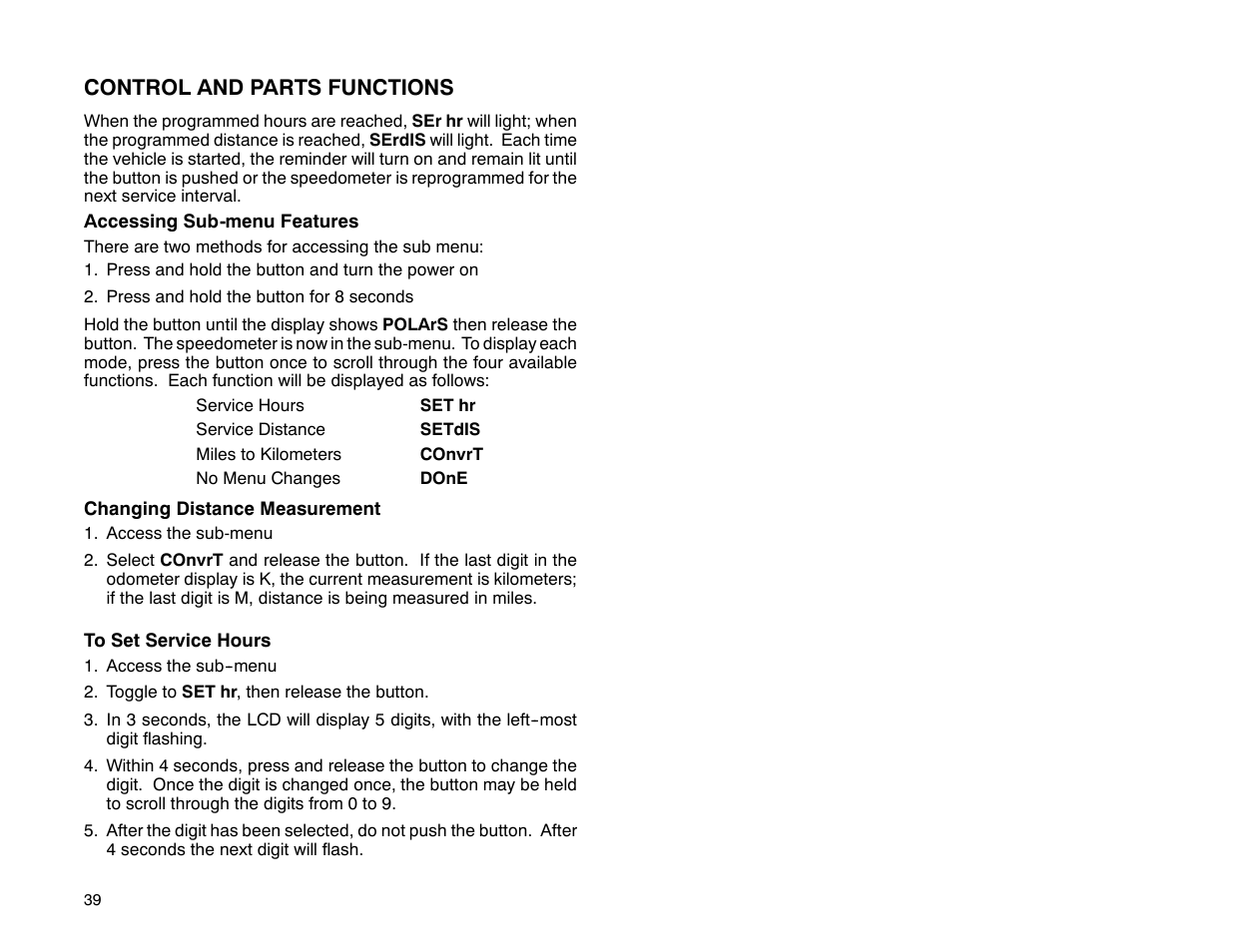 Polaris 2001 ATV Universal ATV User Manual | Page 50 / 189