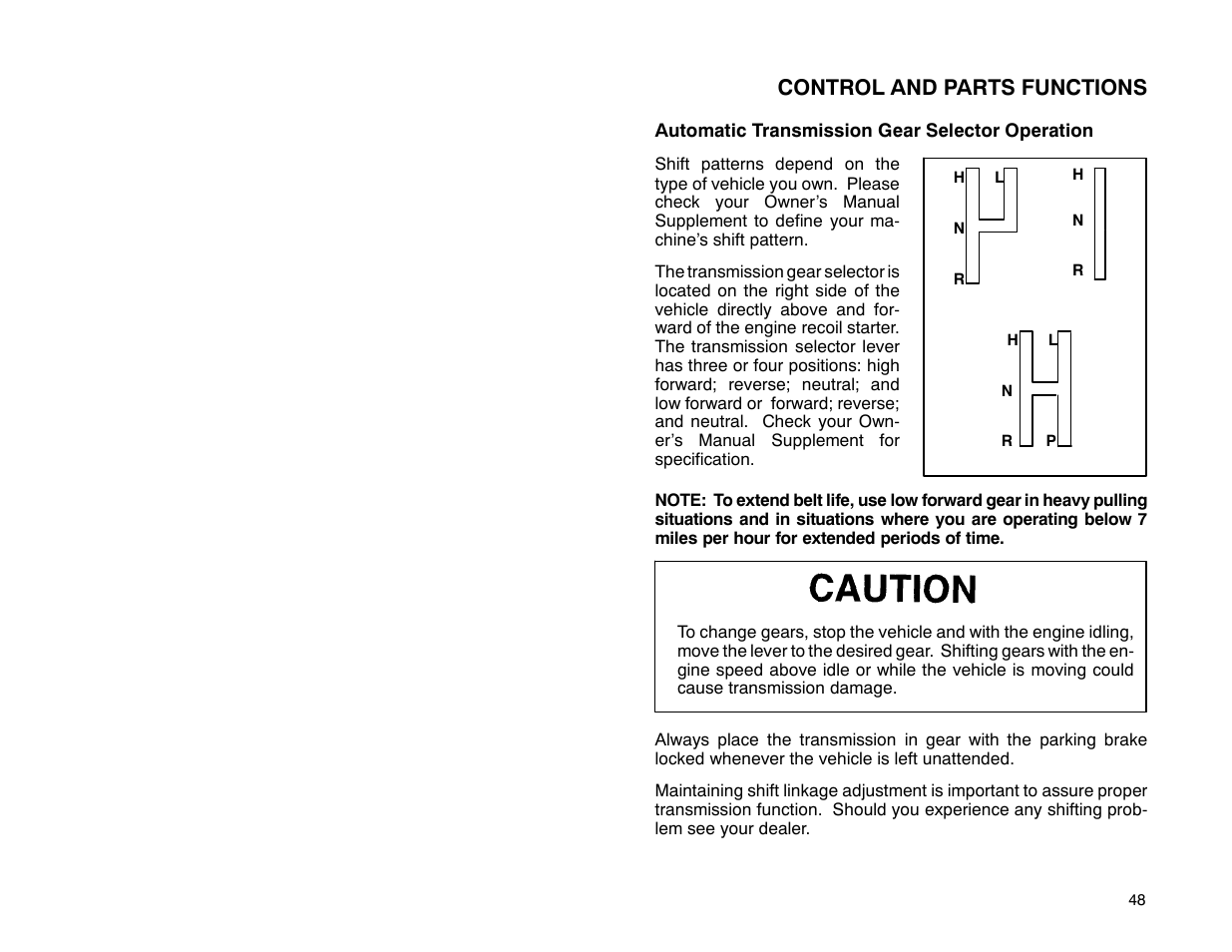 Polaris 2001 ATV Universal ATV User Manual | Page 59 / 189