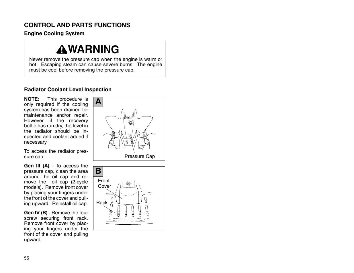 Polaris 2001 ATV Universal ATV User Manual | Page 66 / 189