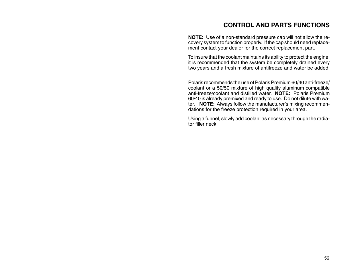 Polaris 2001 ATV Universal ATV User Manual | Page 67 / 189