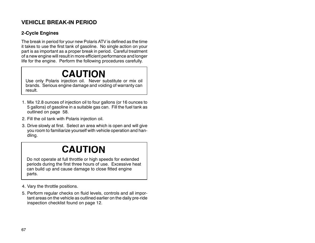 Polaris 2001 ATV Universal ATV User Manual | Page 78 / 189