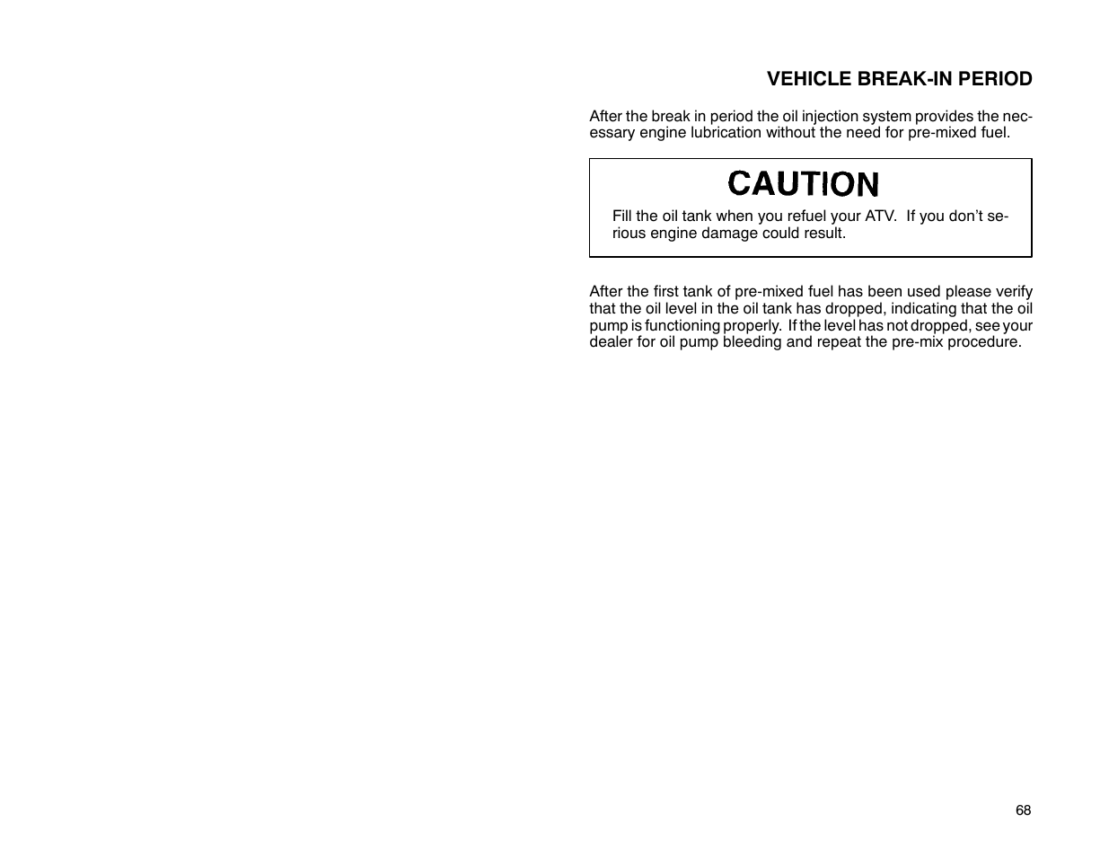 Polaris 2001 ATV Universal ATV User Manual | Page 79 / 189