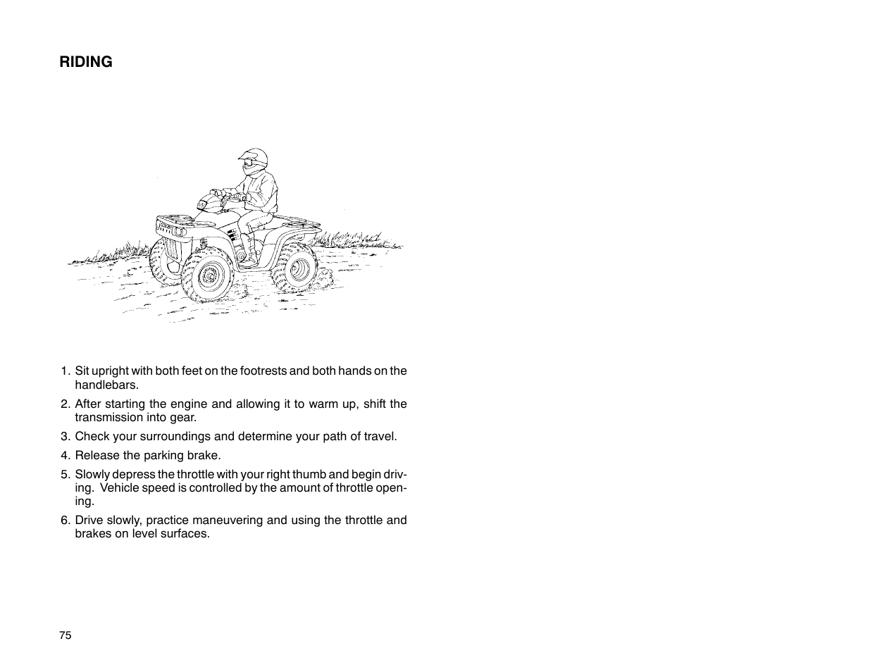 Polaris 2001 ATV Universal ATV User Manual | Page 86 / 189