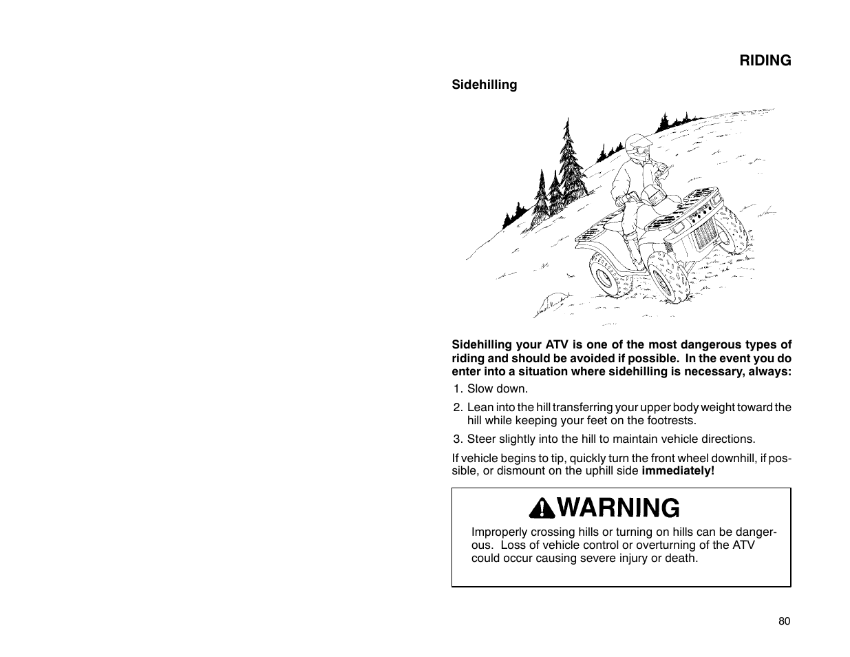 Polaris 2001 ATV Universal ATV User Manual | Page 91 / 189