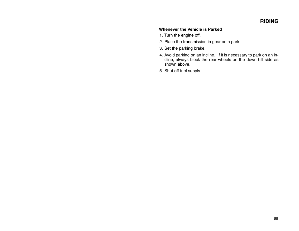 Polaris 2001 ATV Universal ATV User Manual | Page 99 / 189