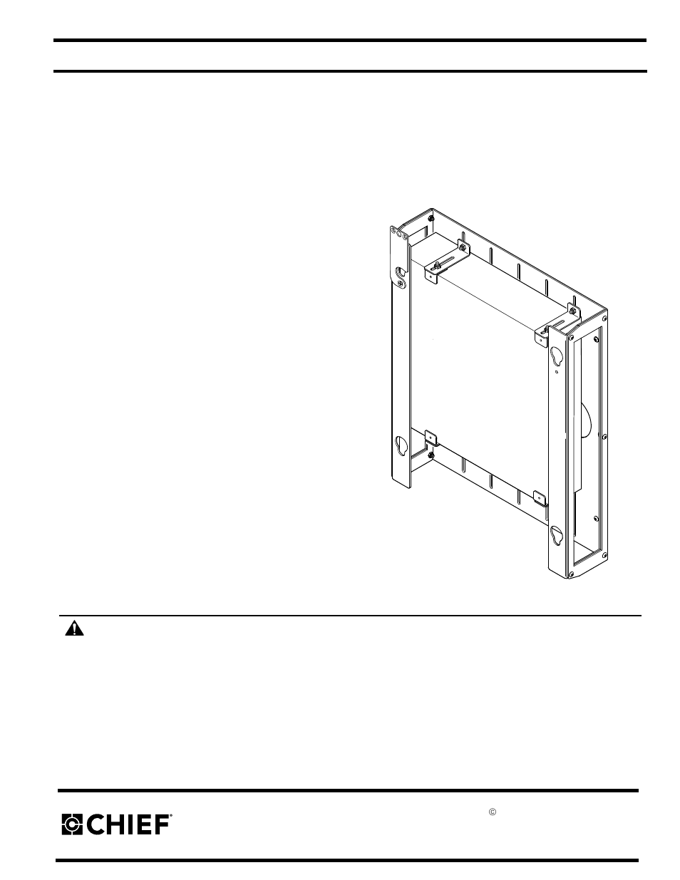 Chief Manufacturing PAC-251 User Manual | 6 pages