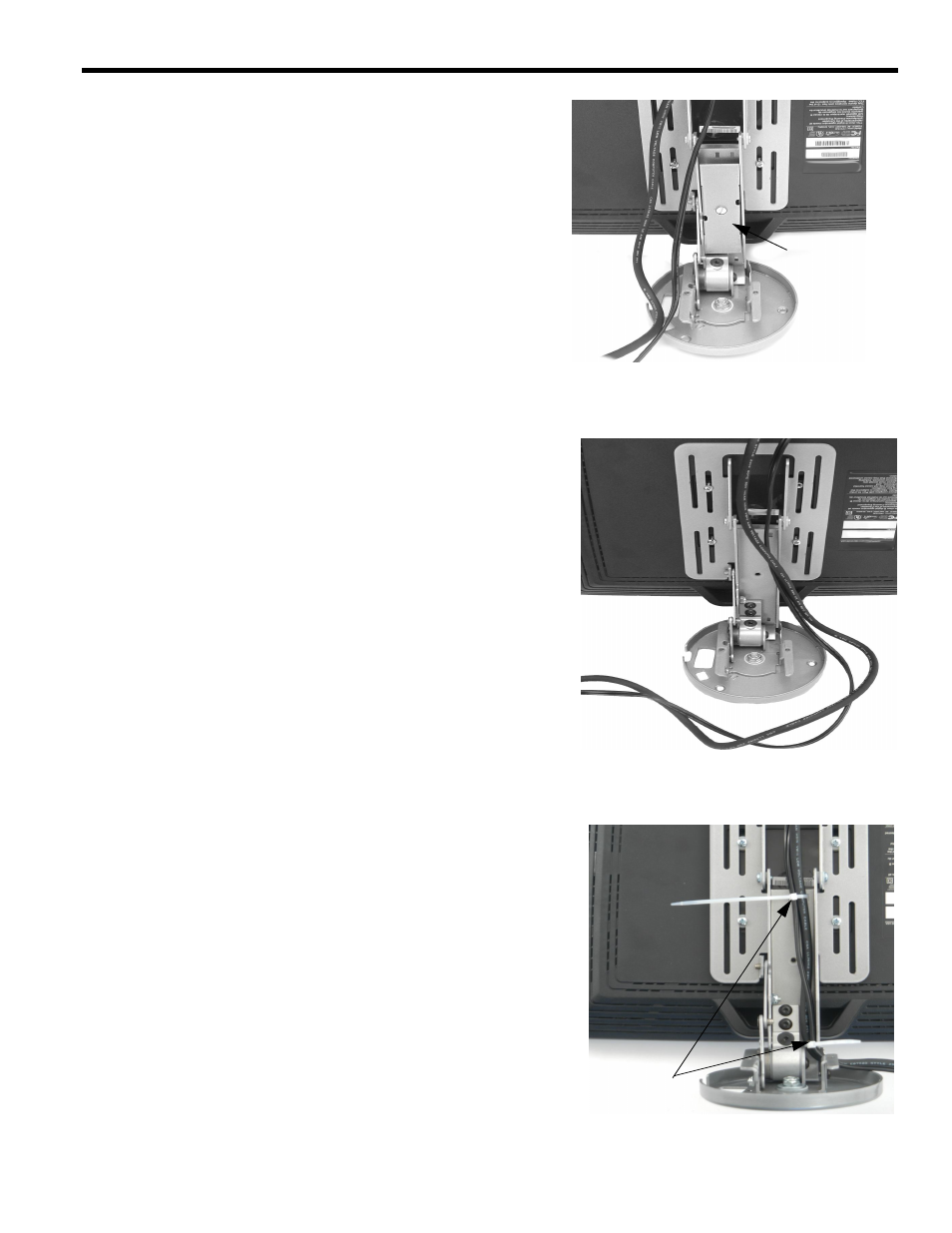 Cable management | Chief Manufacturing FSD-4100 User Manual | Page 8 / 11