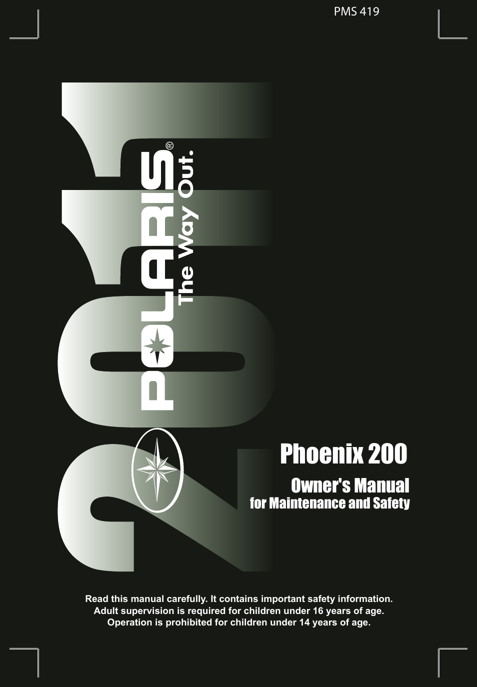 Polaris 2011 ATV Phoenix 200 User Manual | 114 pages