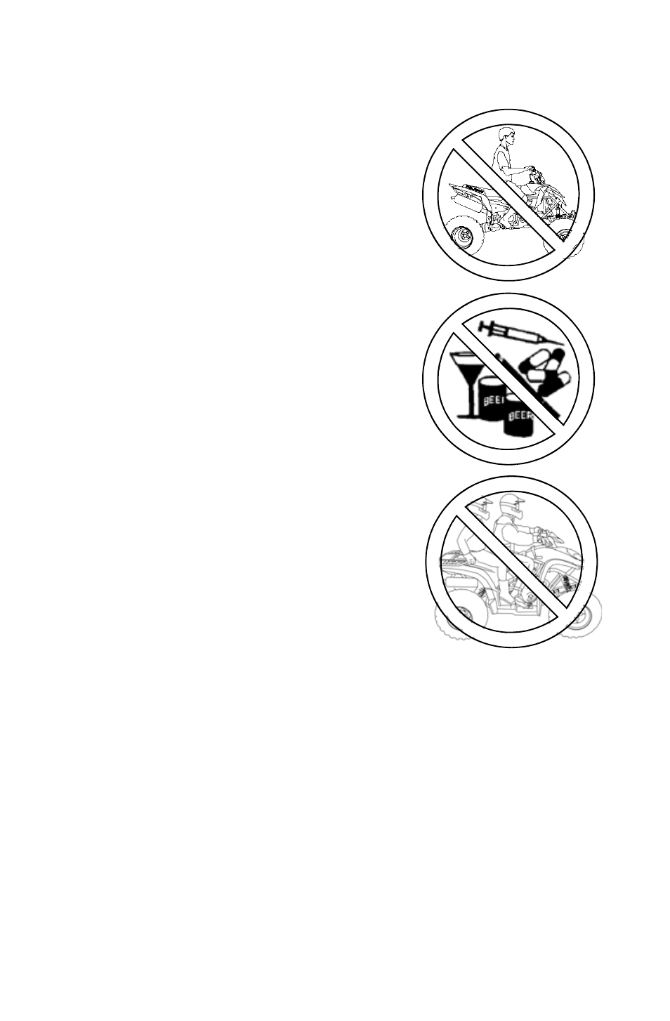 Safety, Safety warnings | Polaris 2011 ATV Phoenix 200 User Manual | Page 15 / 114