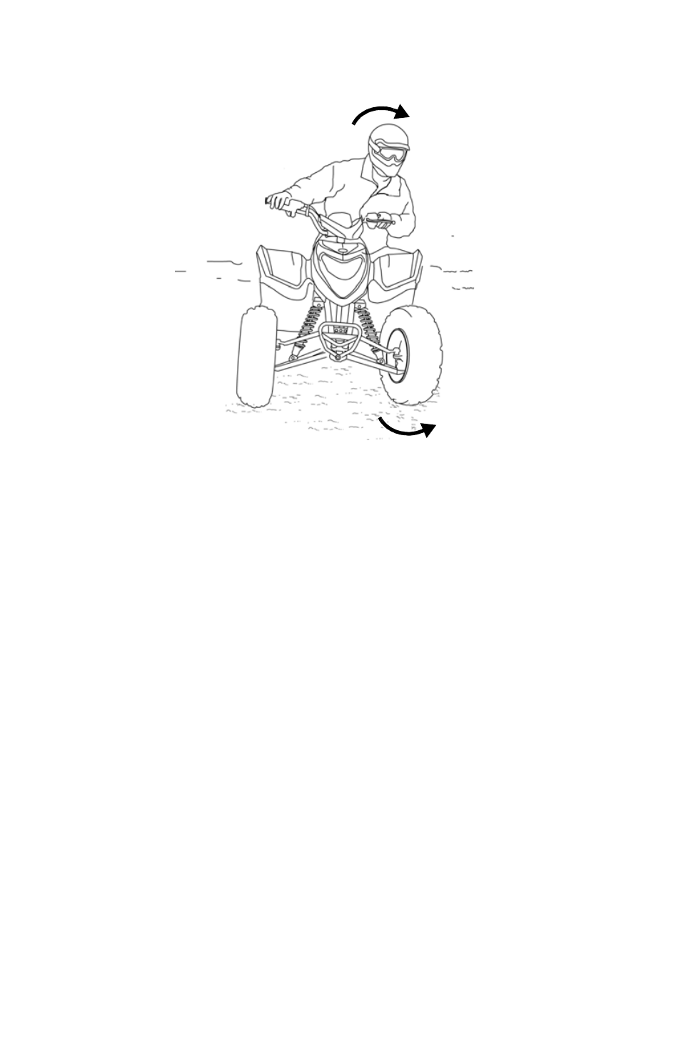 Turning the vehicle, Operation | Polaris 2011 ATV Phoenix 200 User Manual | Page 42 / 114