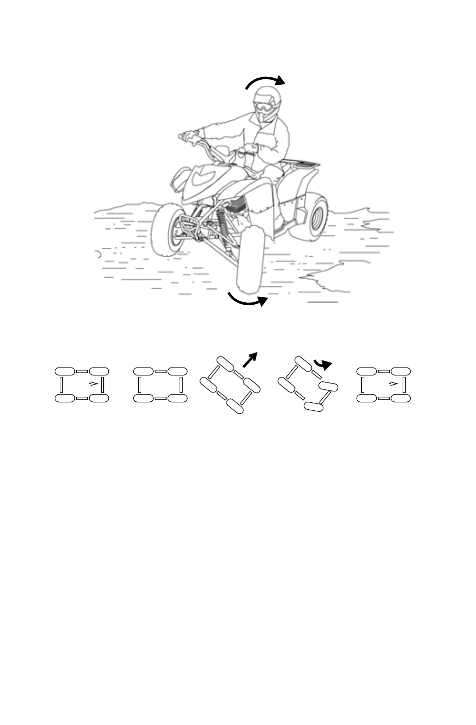 Driving on slippery surfaces, Driving uphill, Operation | Polaris 2011 ATV Phoenix 200 User Manual | Page 43 / 114