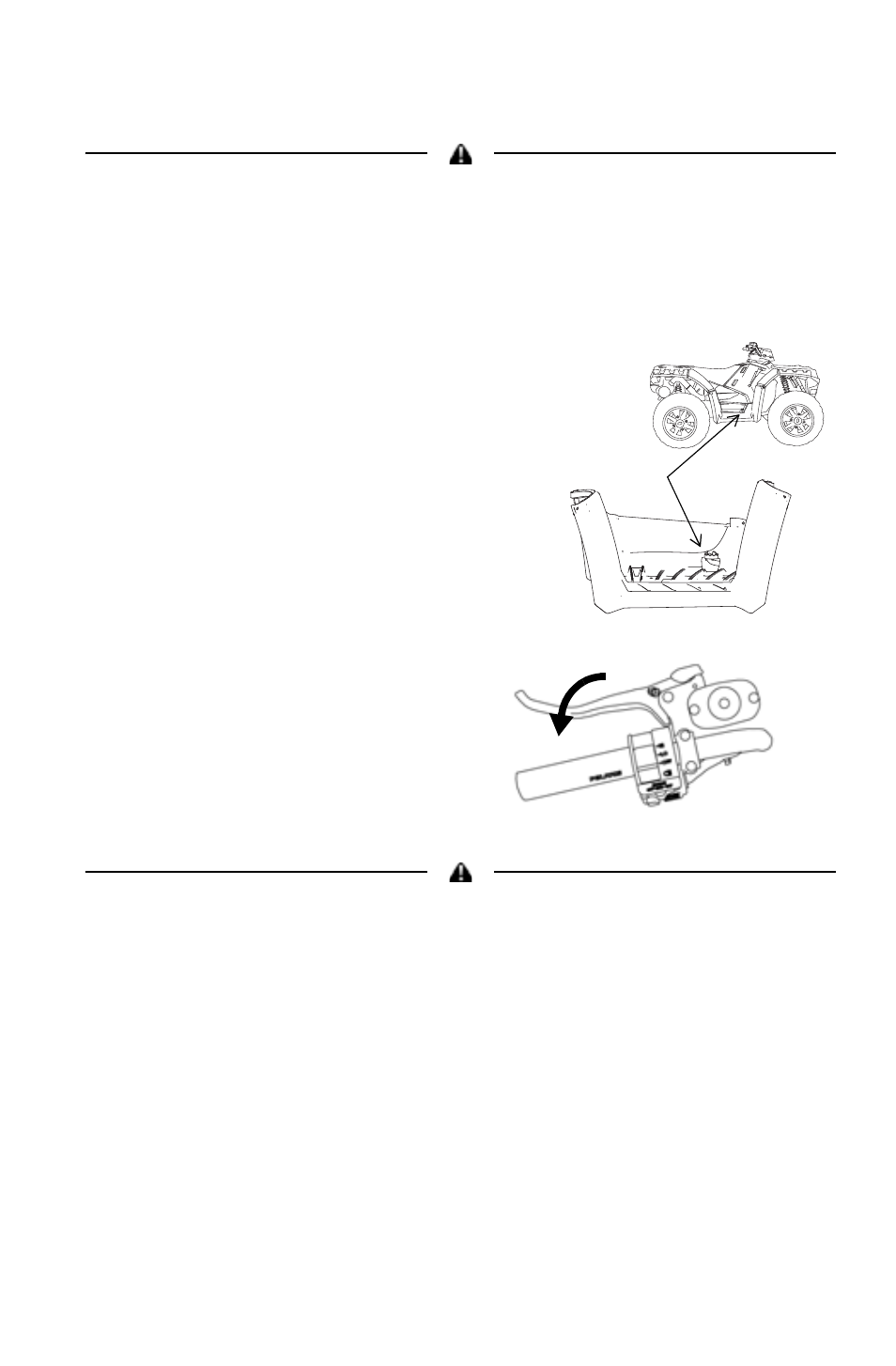 Features and controls, Brakes | Polaris 2011 ATV Sportsman Forest 550 User Manual | Page 25 / 142