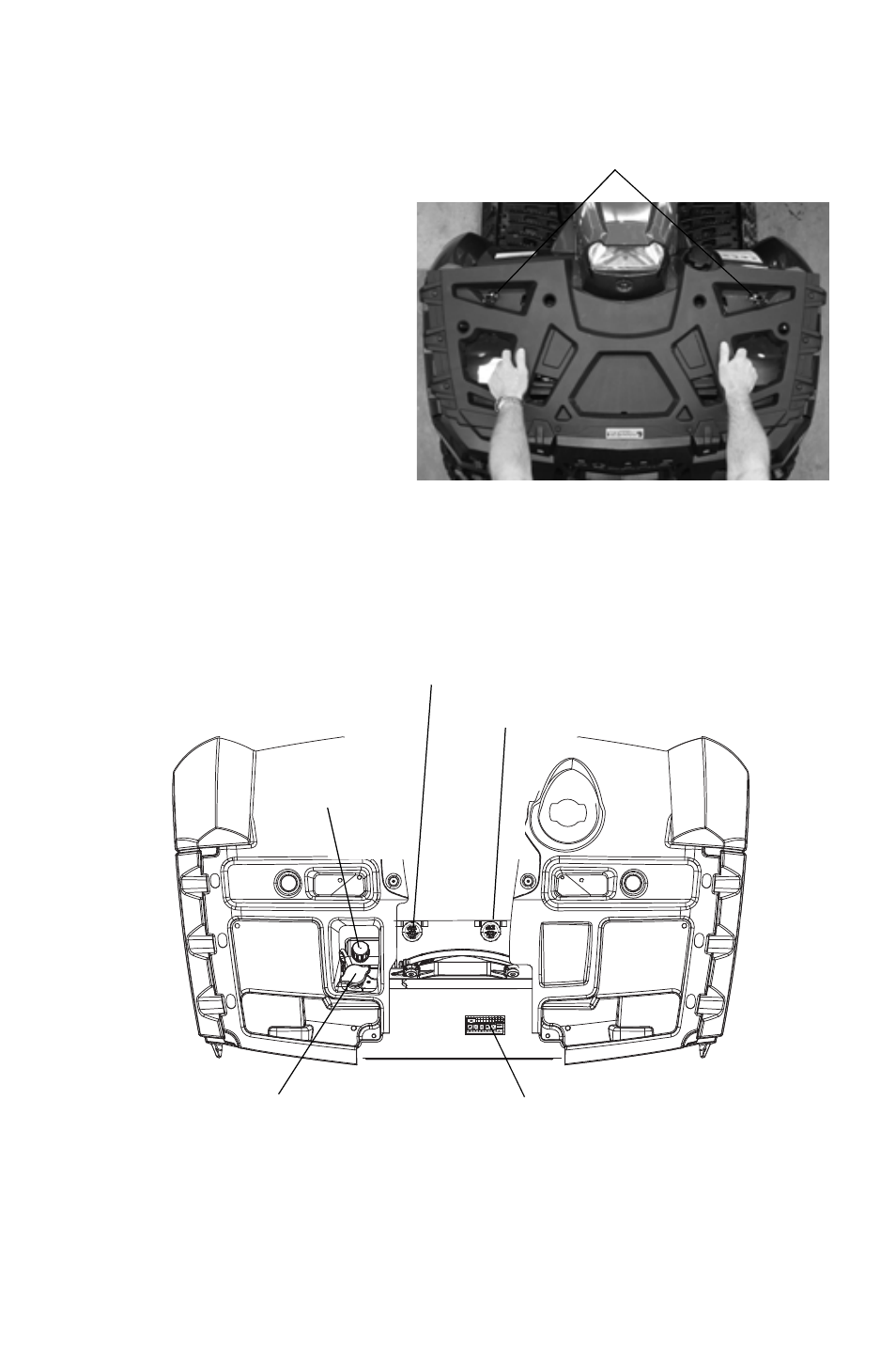 Features and controls, Front rack/compartment | Polaris 2011 ATV Sportsman Forest 550 User Manual | Page 29 / 142