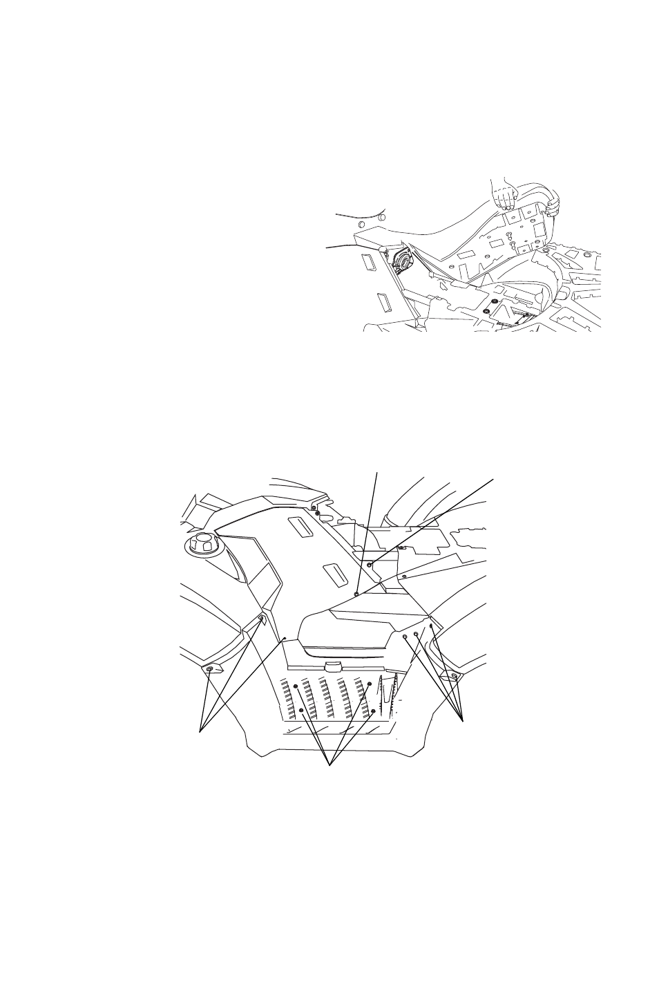 Maintenance, Steering assembly, Seat removal | Side panel/footwell removal | Polaris 2011 ATV Sportsman Forest 550 User Manual | Page 91 / 142