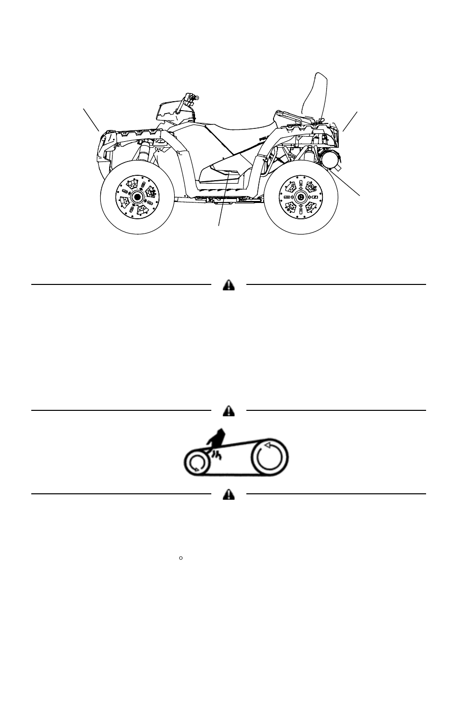 Safety, Safety labels and locations | Polaris 2011 ATV Sportsman Touring 550 INTL User Manual | Page 23 / 143