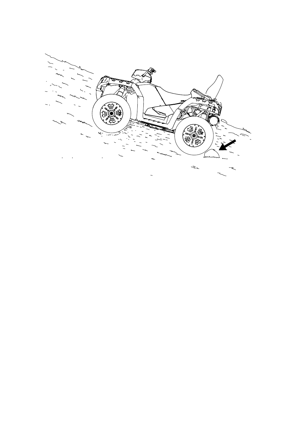 Parking on an incline, Operation | Polaris 2011 ATV Sportsman Touring 550 INTL User Manual | Page 68 / 143