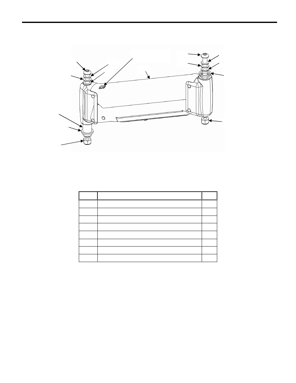 Parts, Parts list | Chief Manufacturing KSA-1004 User Manual | Page 3 / 7