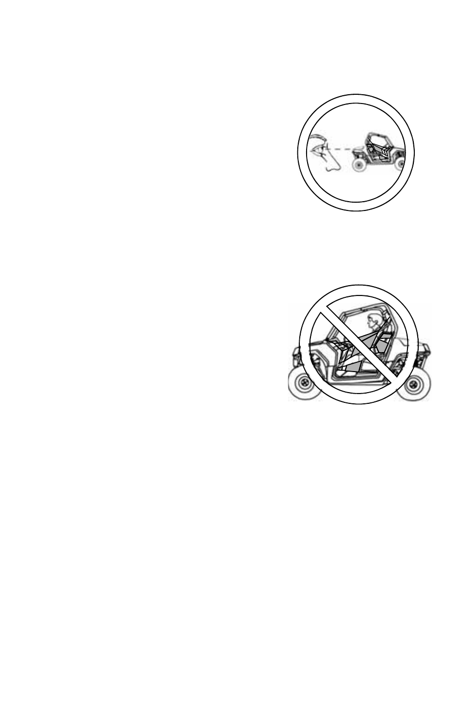 Safety, Safety warnings | Polaris 2012 ATV RZR 170 User Manual | Page 16 / 114