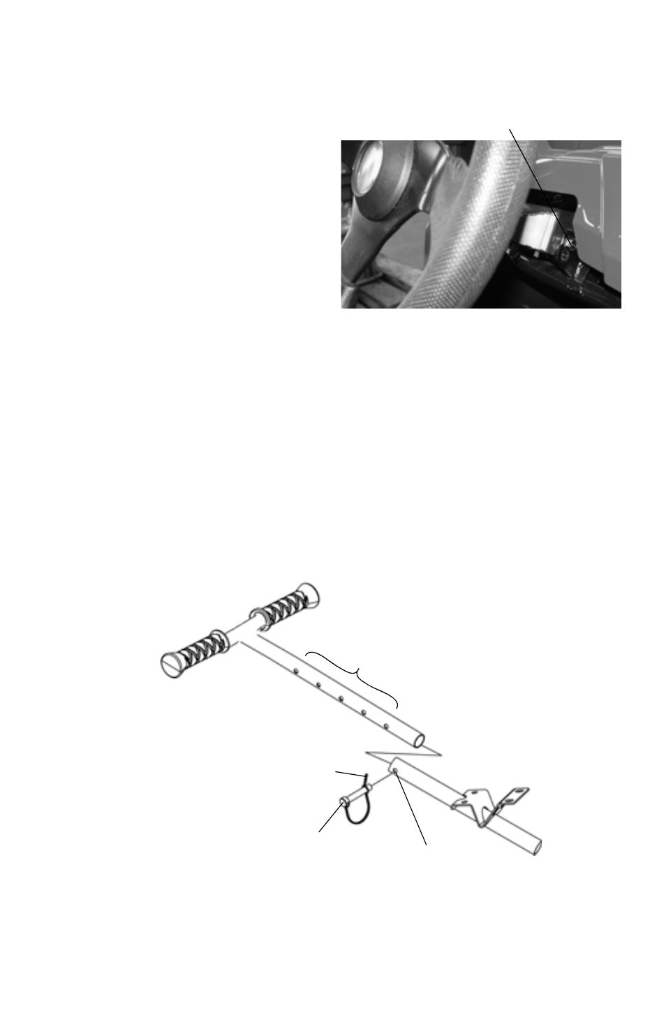 Features and controls, Steering wheel, Passenger hand hold | Polaris 2012 ATV RZR 170 User Manual | Page 30 / 114