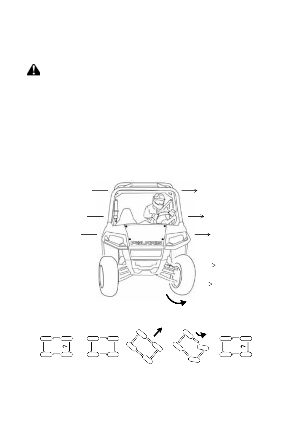 Operation, Driving on slippery surfaces | Polaris 2012 ATV RZR 170 User Manual | Page 48 / 114