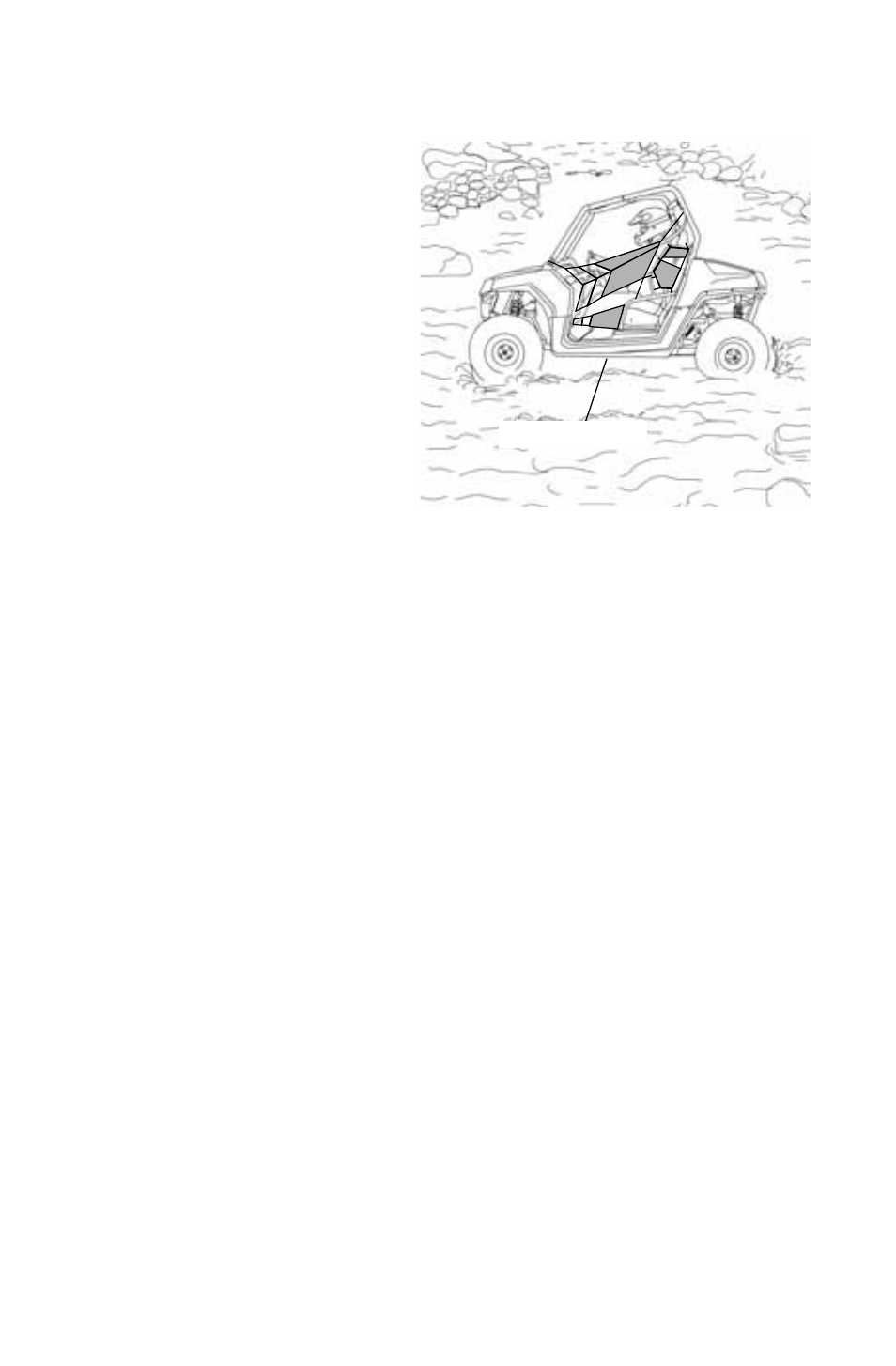Operation, Driving through water | Polaris 2012 ATV RZR 170 User Manual | Page 51 / 114