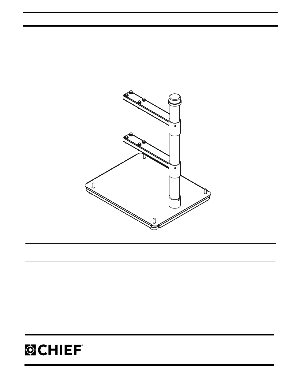 Chief Manufacturing LCD2TS User Manual | 8 pages